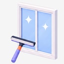 Fönsterputsning service icon